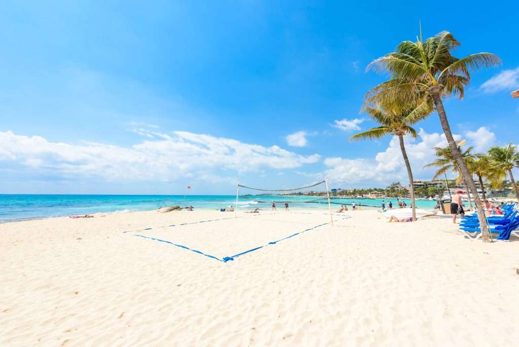 Seaside Escapes: Finding Your Perfect Beach in Playa del Carmen 3 Beach Volleyball min