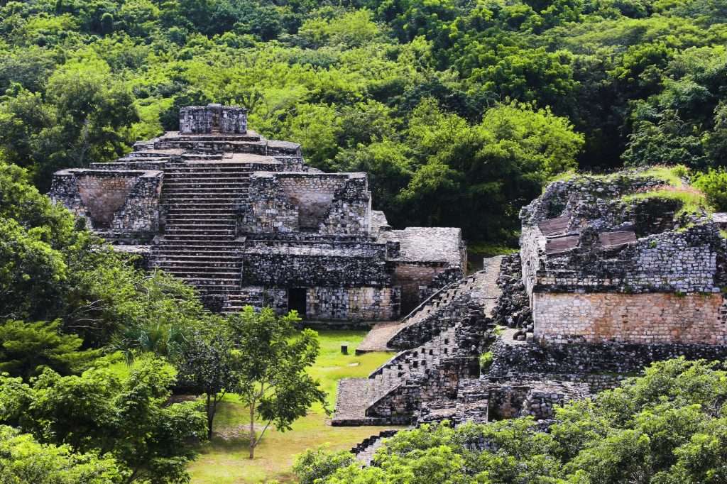 Ek Balam Mayan Ruins from Above min