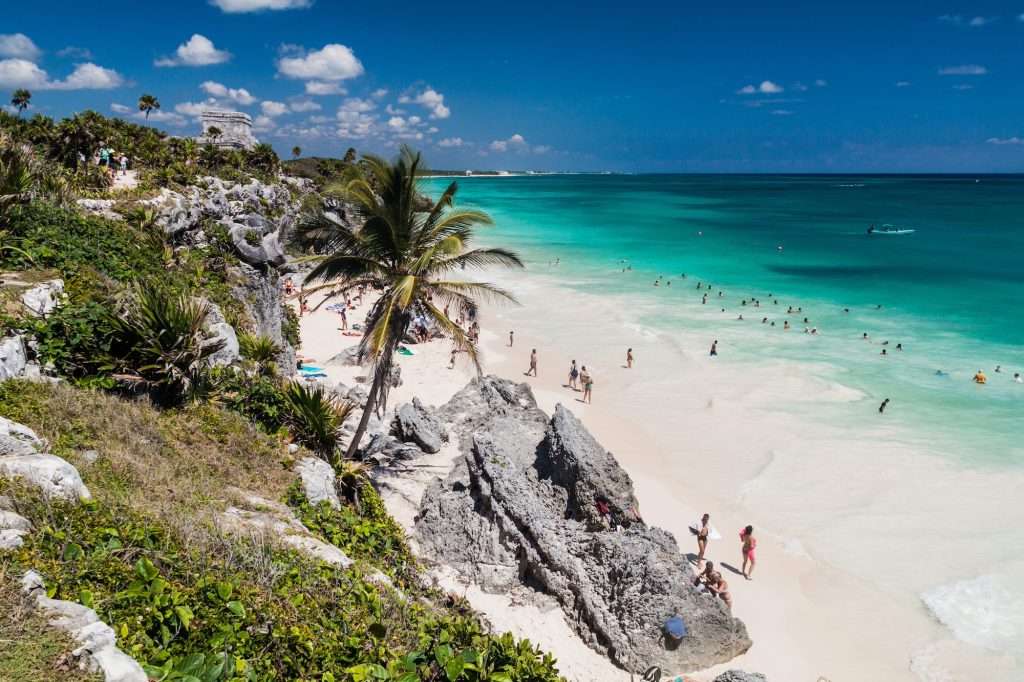 Seaside Escapes: Finding Your Perfect Beach in Playa del Carmen 1 Seaside Mayan Ruins min
