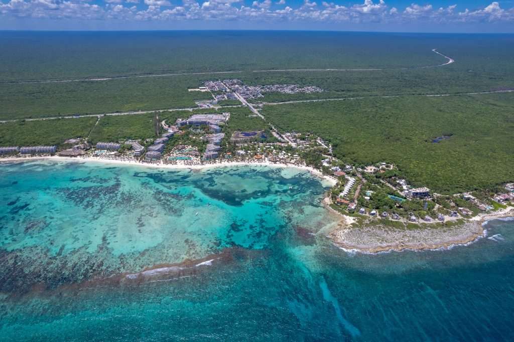 Time Travels: Delving into the Historical Depths of Akumal 2 Akumal Drone Shot