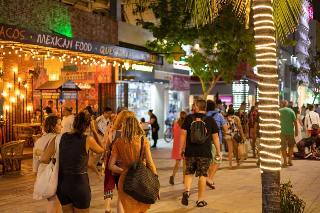 Tulum After Dark: A Guide to the Vibrant Nightlife 4 Carmen busy night street