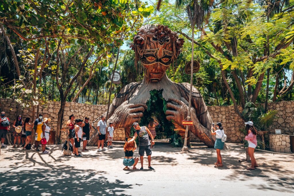 Tulum Art Installation Entrance